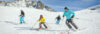 Familie Ski Schnee Alpen Arlberg